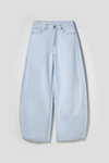 SS25 0285 WIDE LEG GLOBO C/CINT CINCH LISO