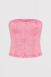 BUSTIER COMFORT LISO 0439 ss26 ROSADO CHICLE